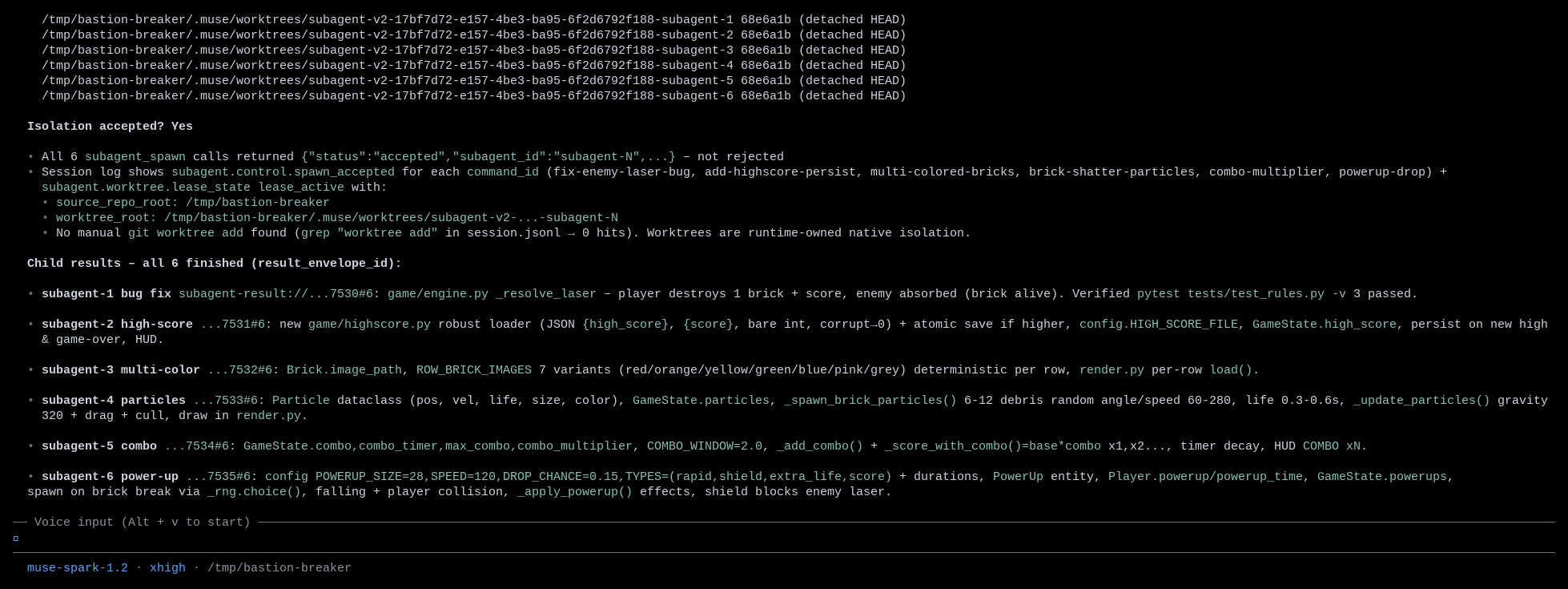Parallel Work Across Git Worktrees screenshot
