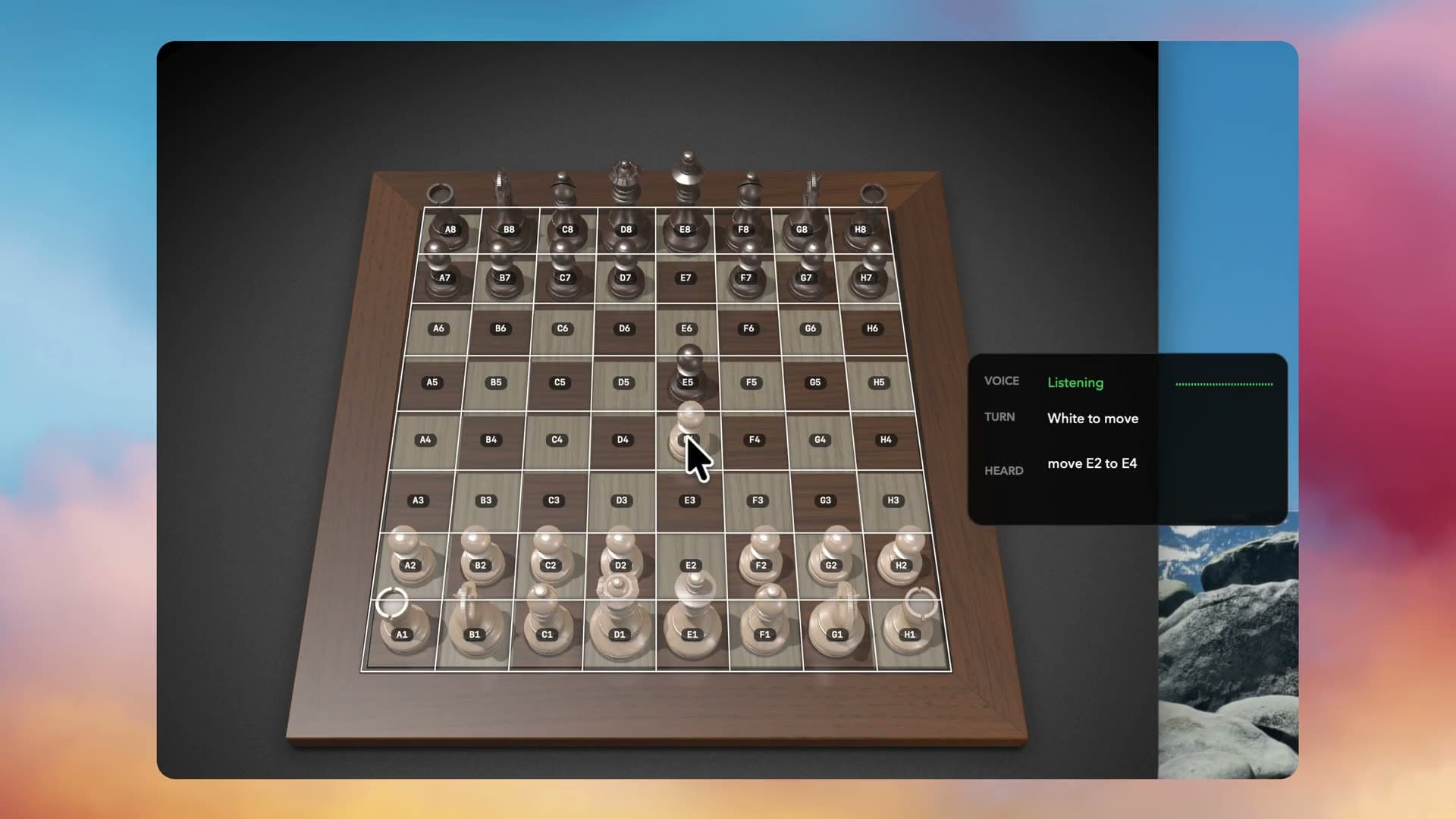 Voice-Controlled Application screenshot