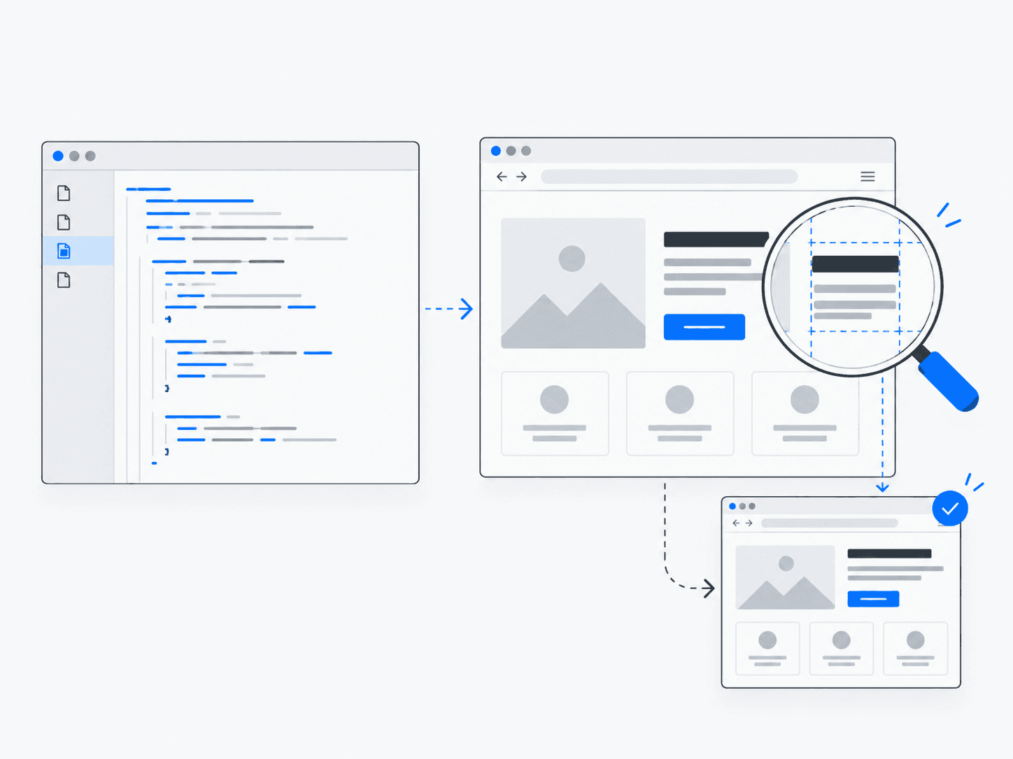 Illustrative workflow: Browser-Based Website Development