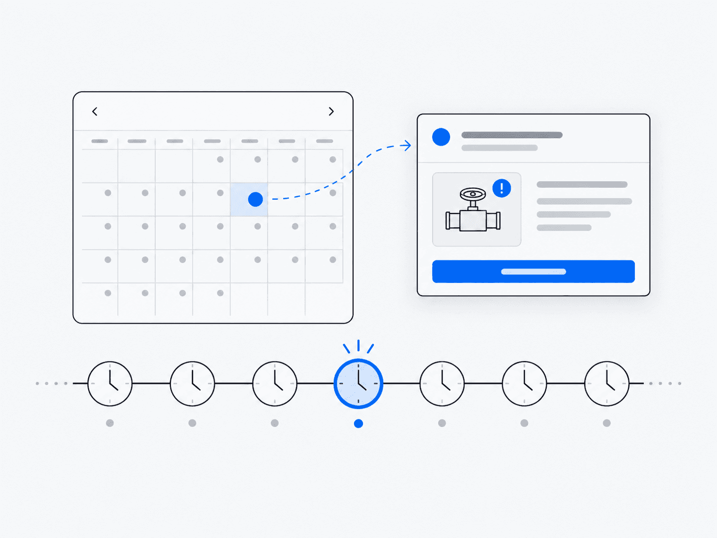 Illustrative workflow: Scheduled Monitoring